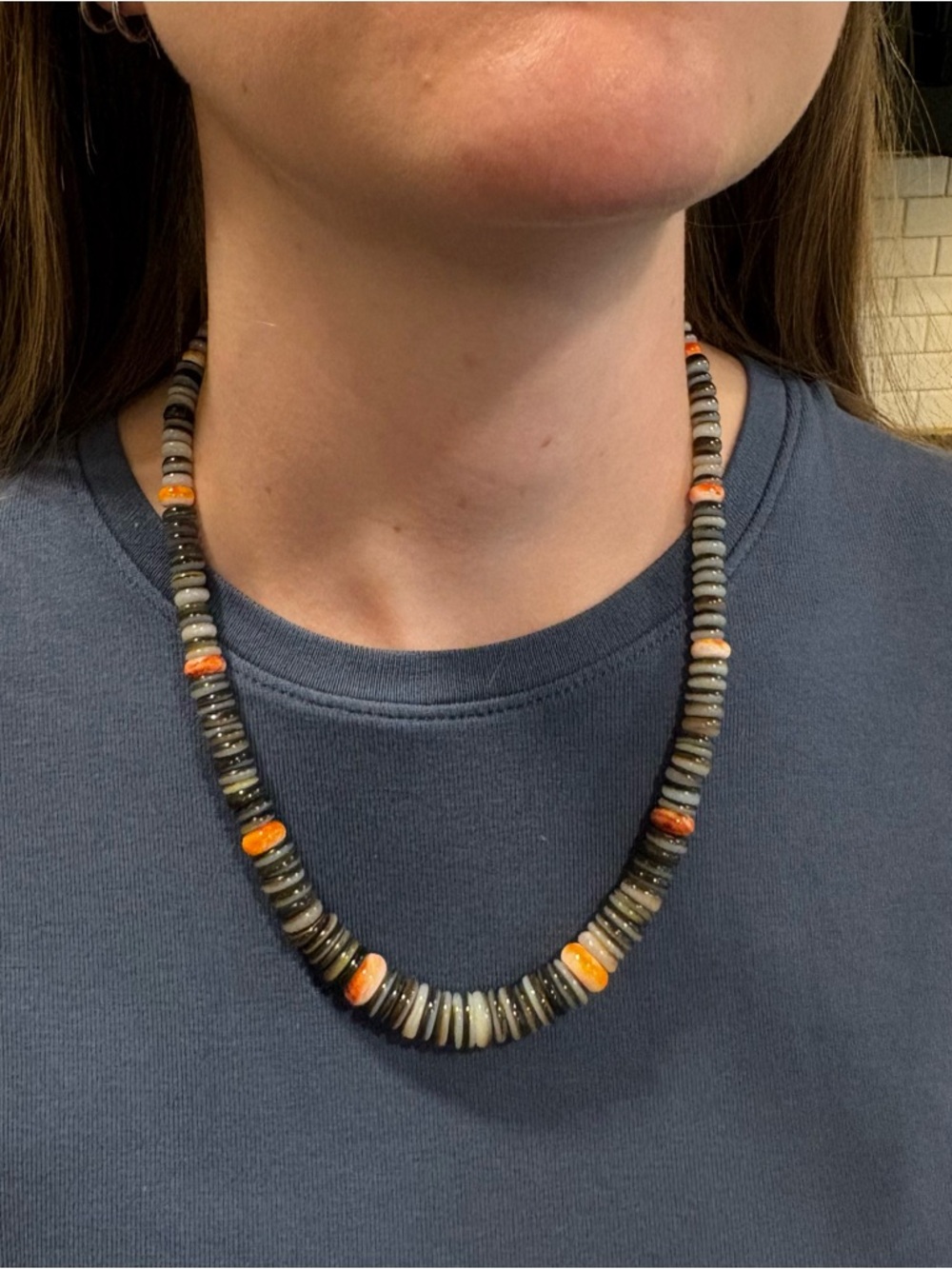 Jay King Beaded Necklace with Sterling Silver Extender
